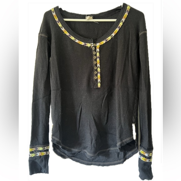 Free people waffle top - Picture 2 of 5